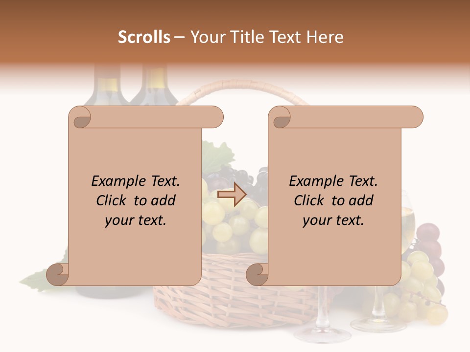 Alcoholic Pink Leaves PowerPoint Template