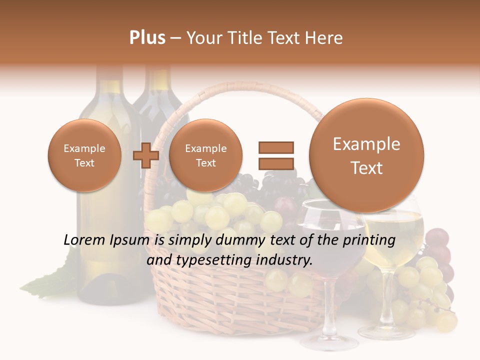 Alcoholic Pink Leaves PowerPoint Template