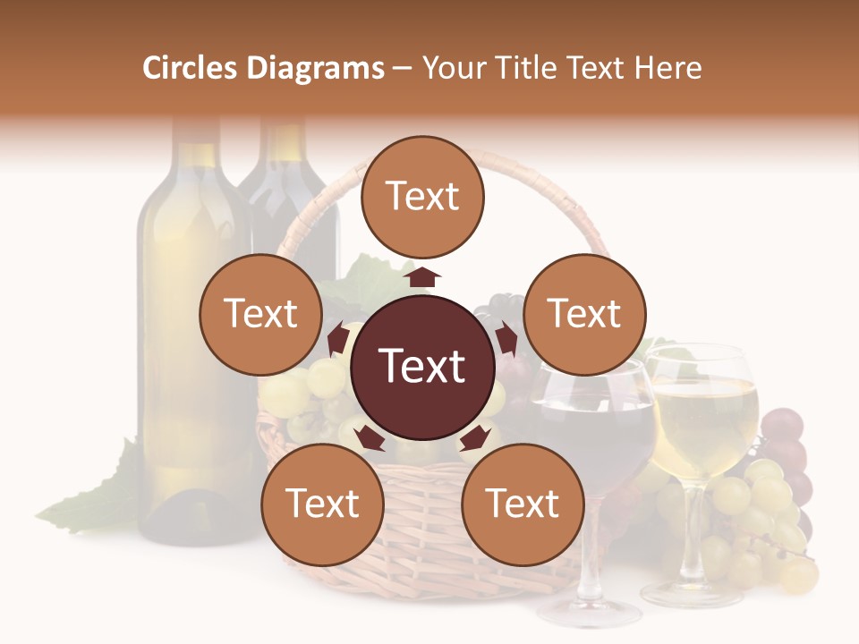 Alcoholic Pink Leaves PowerPoint Template