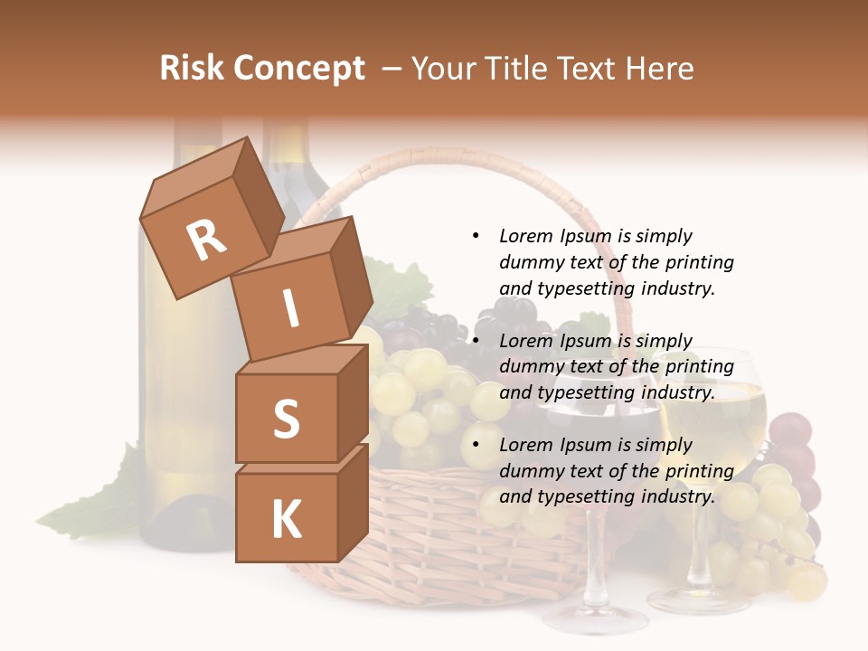 Alcoholic Pink Leaves PowerPoint Template