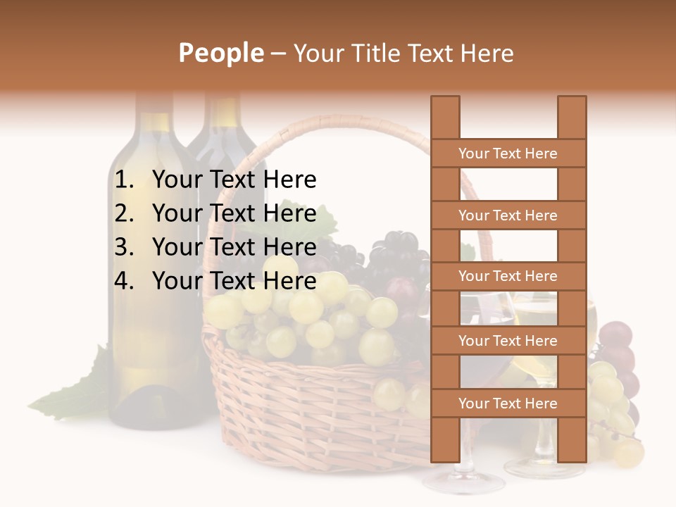 Alcoholic Pink Leaves PowerPoint Template