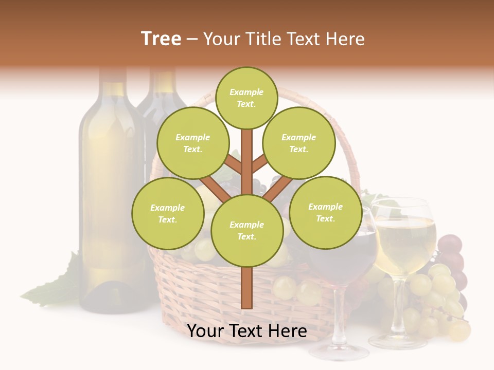Alcoholic Pink Leaves PowerPoint Template