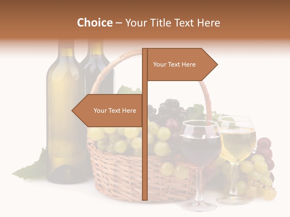 Alcoholic Pink Leaves PowerPoint Template