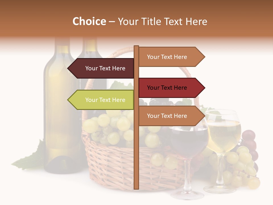 Alcoholic Pink Leaves PowerPoint Template