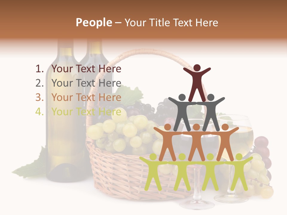 Alcoholic Pink Leaves PowerPoint Template