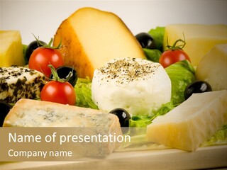 Gusto Alimentaci Gastronom PowerPoint Template