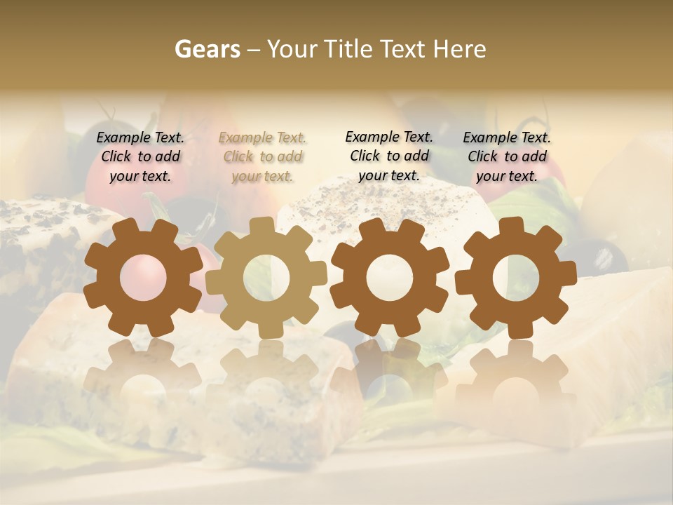 Gusto Alimentaci Gastronom PowerPoint Template