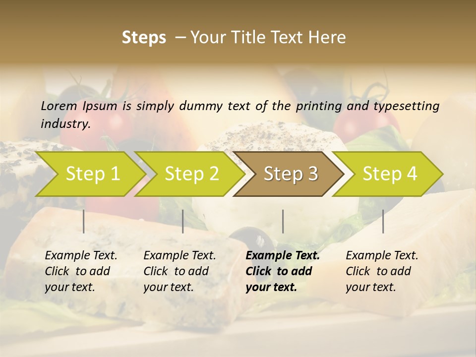 Gusto Alimentaci Gastronom PowerPoint Template
