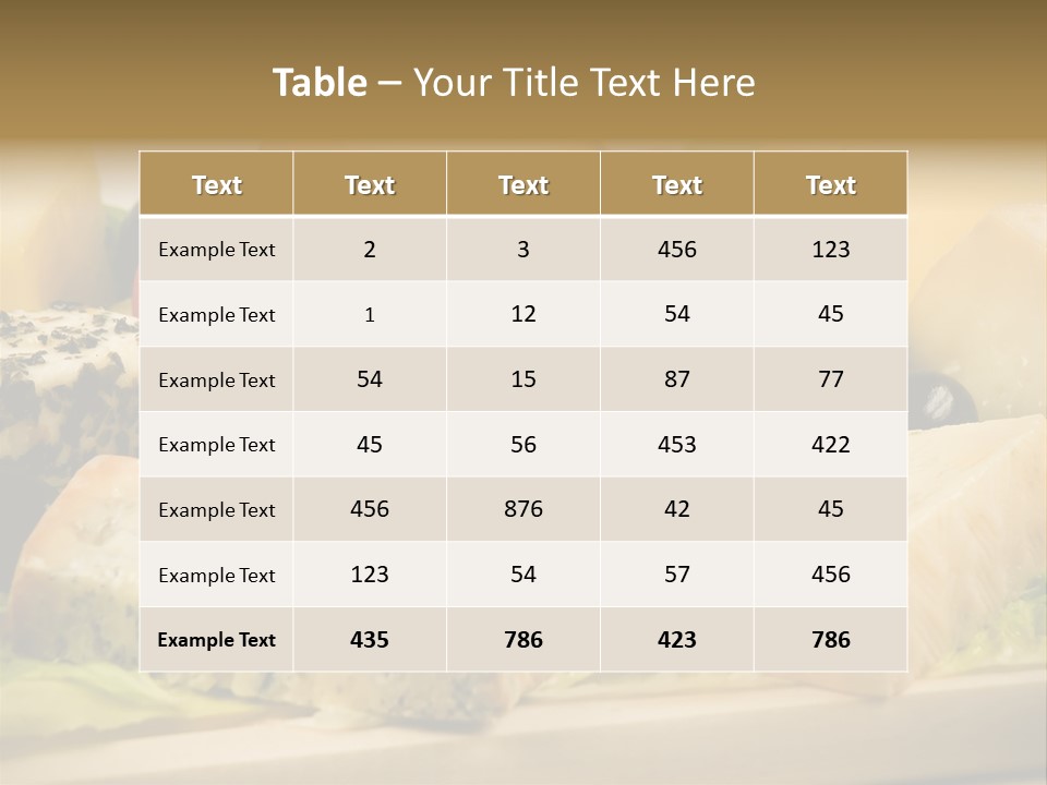 Gusto Alimentaci Gastronom PowerPoint Template