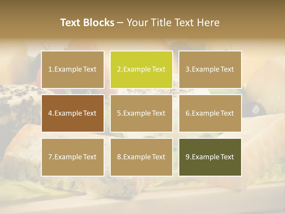 Gusto Alimentaci Gastronom PowerPoint Template