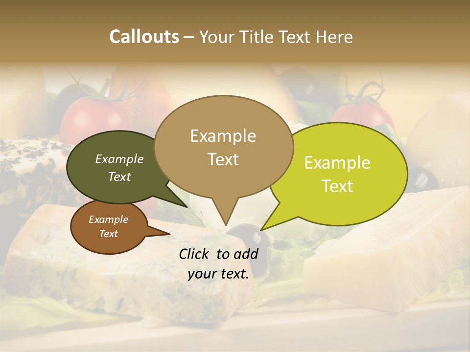 Gusto Alimentaci Gastronom PowerPoint Template