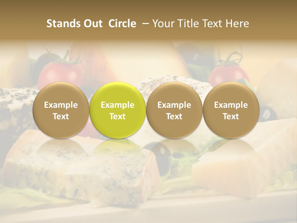 Gusto Alimentaci Gastronom PowerPoint Template