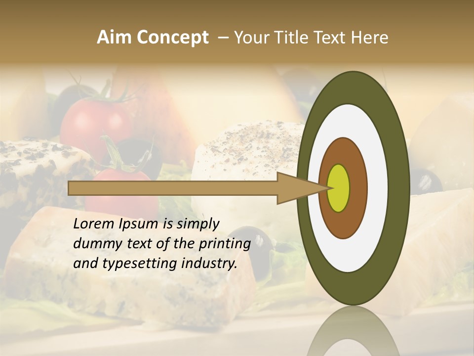 Gusto Alimentaci Gastronom PowerPoint Template