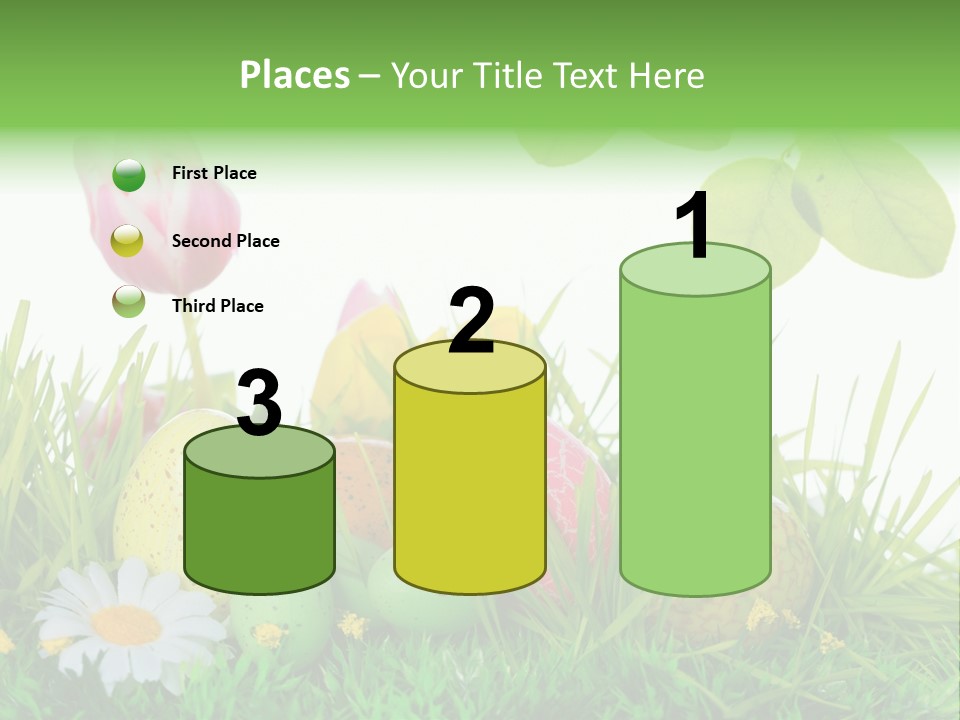 Drau Blumen Bunte PowerPoint Template