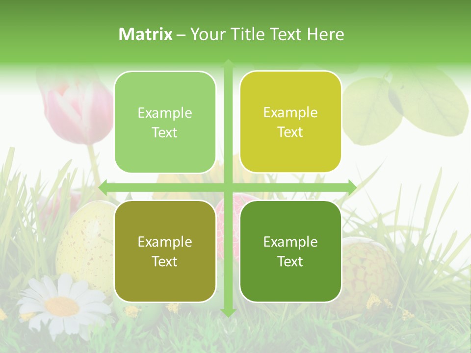 Drau Blumen Bunte PowerPoint Template