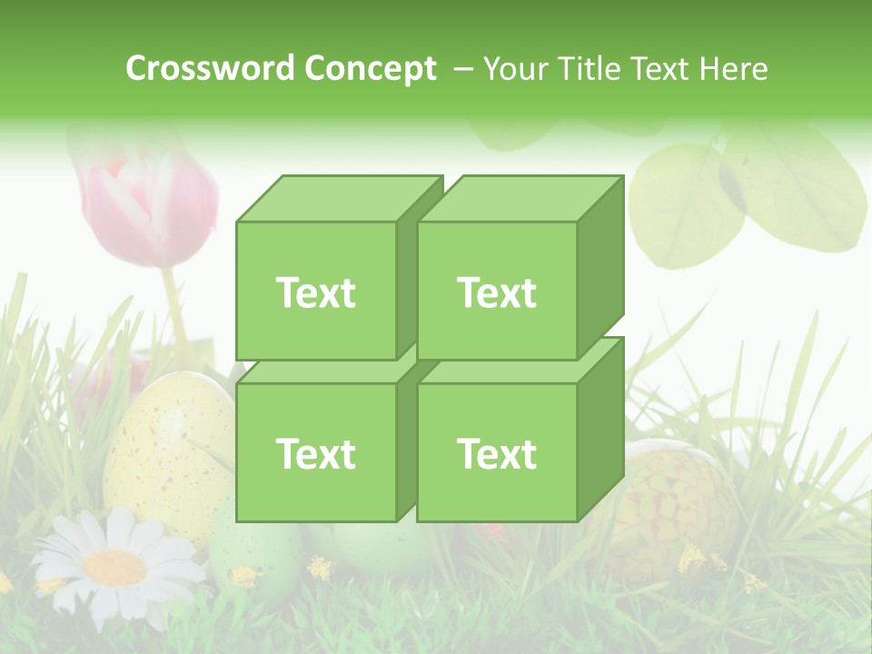 Drau Blumen Bunte PowerPoint Template