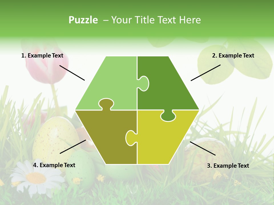 Drau Blumen Bunte PowerPoint Template