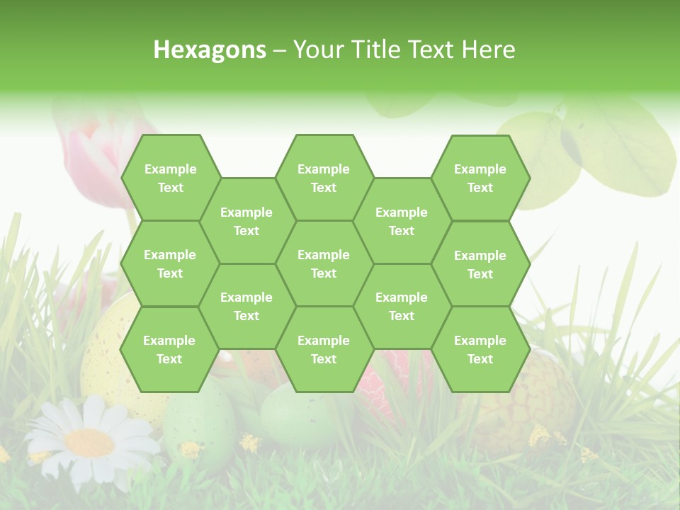 Drau Blumen Bunte PowerPoint Template