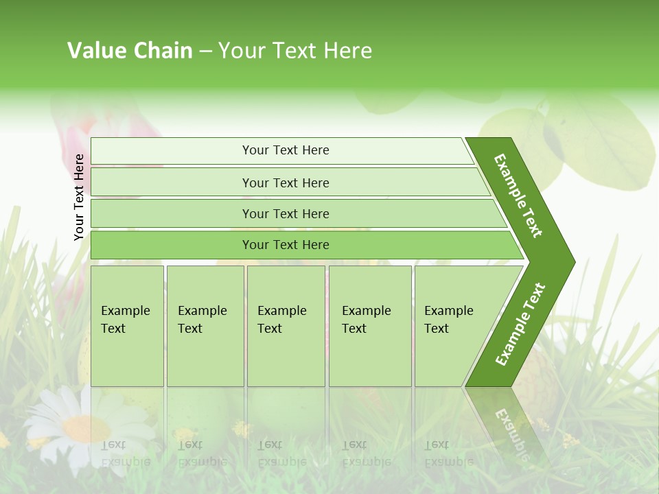 Drau Blumen Bunte PowerPoint Template