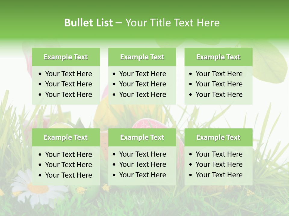 Drau Blumen Bunte PowerPoint Template