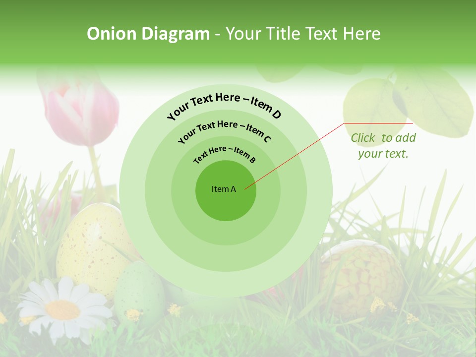 Drau Blumen Bunte PowerPoint Template