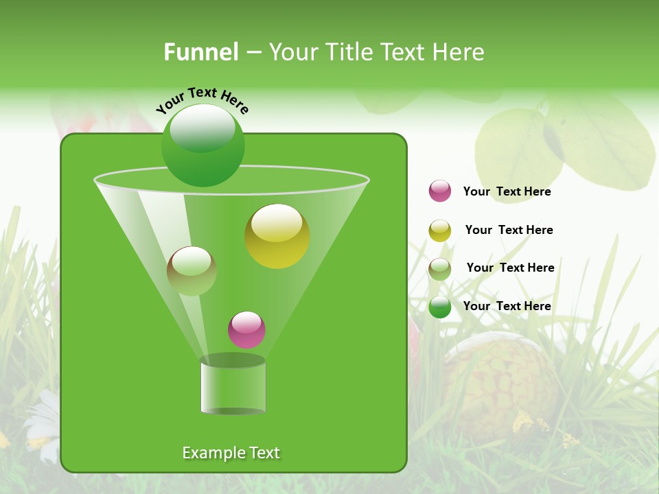 Drau Blumen Bunte PowerPoint Template