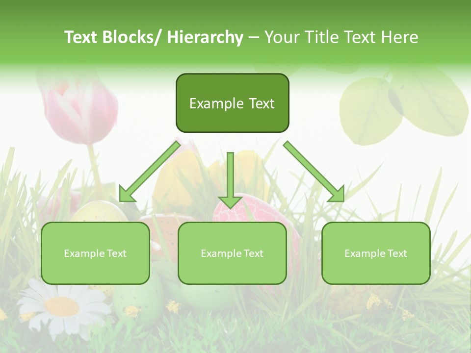 Drau Blumen Bunte PowerPoint Template