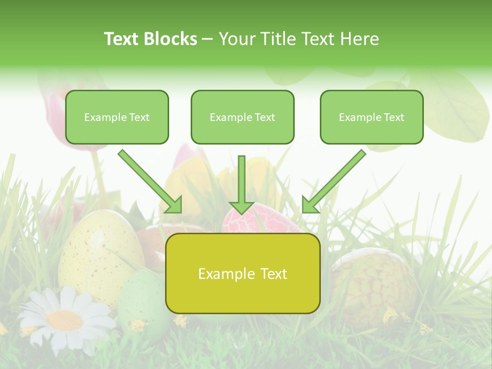 Drau Blumen Bunte PowerPoint Template