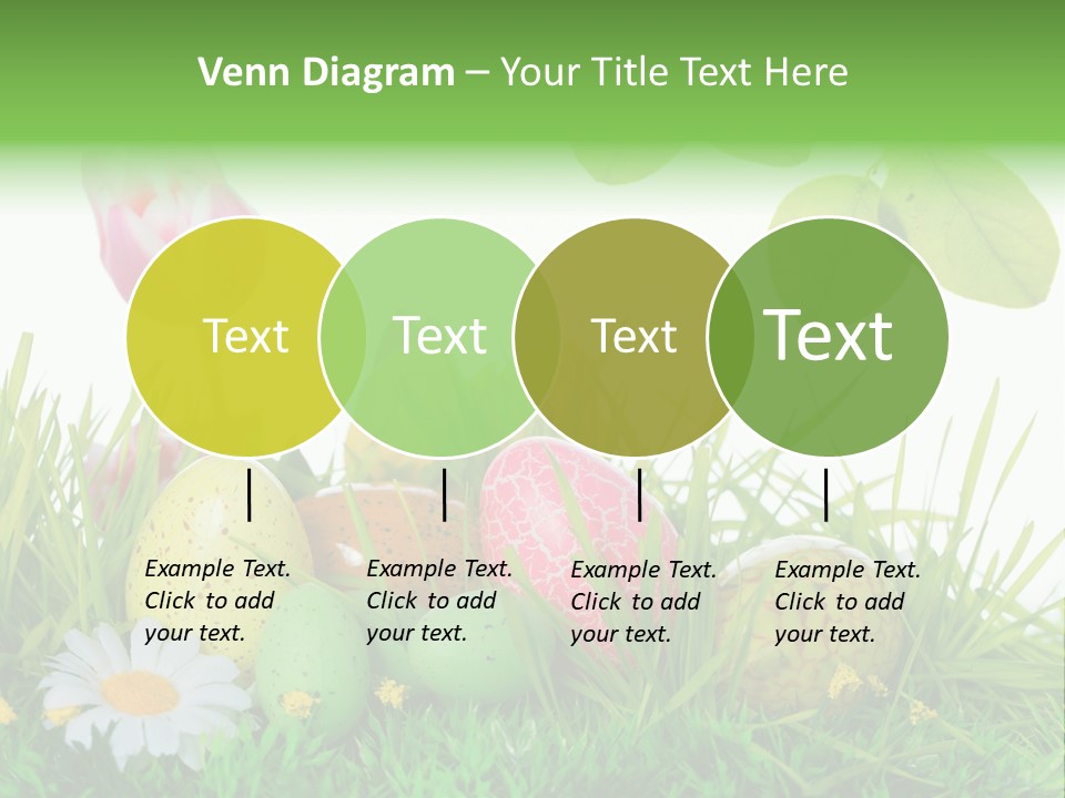 Drau Blumen Bunte PowerPoint Template