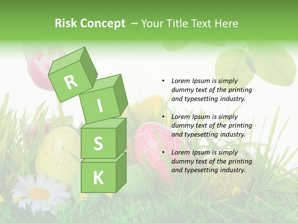 Drau Blumen Bunte PowerPoint Template