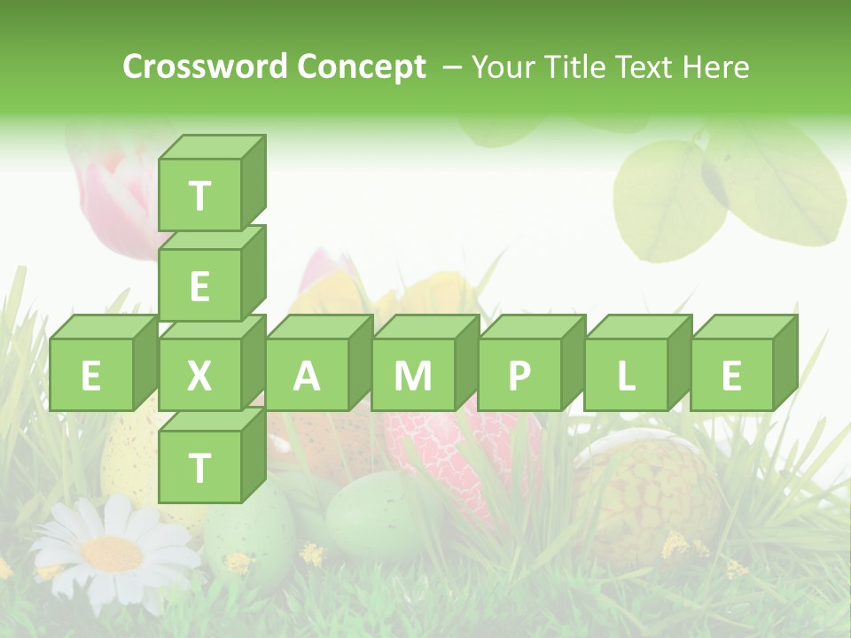 Drau Blumen Bunte PowerPoint Template