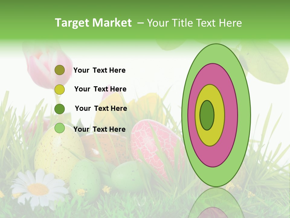 Drau Blumen Bunte PowerPoint Template