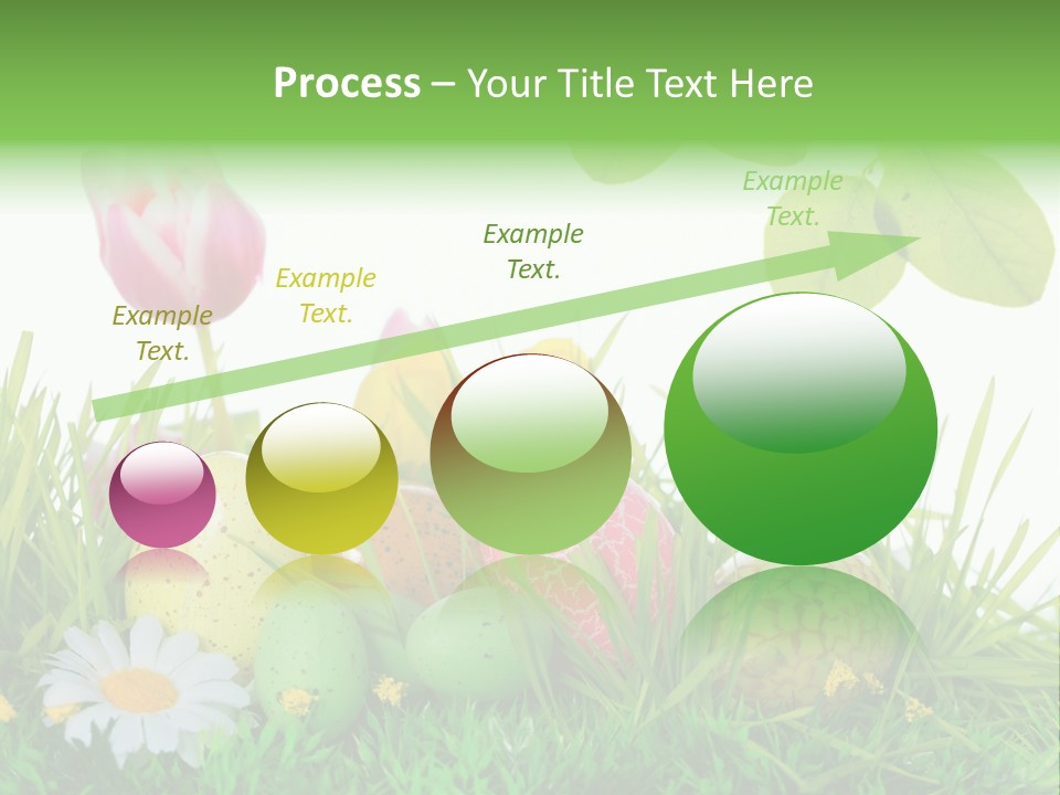 Drau Blumen Bunte PowerPoint Template
