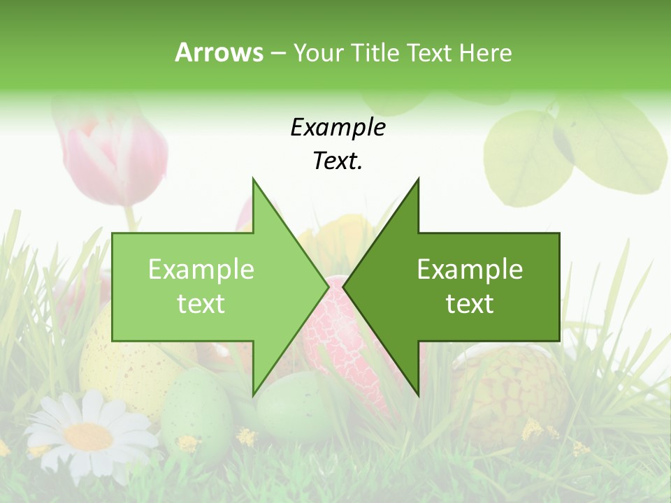 Drau Blumen Bunte PowerPoint Template