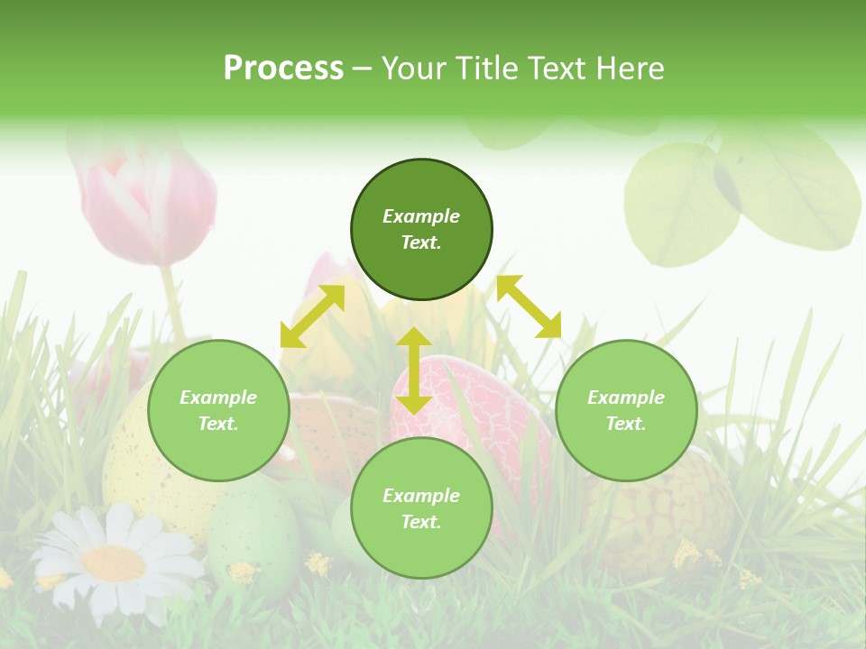 Drau Blumen Bunte PowerPoint Template
