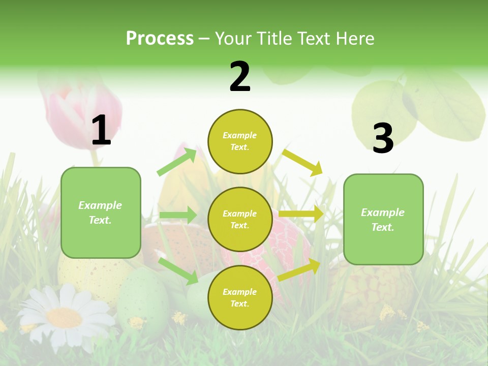 Drau Blumen Bunte PowerPoint Template