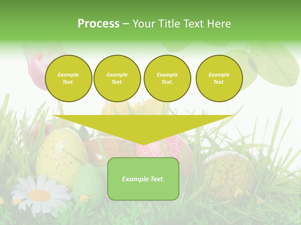 Drau Blumen Bunte PowerPoint Template