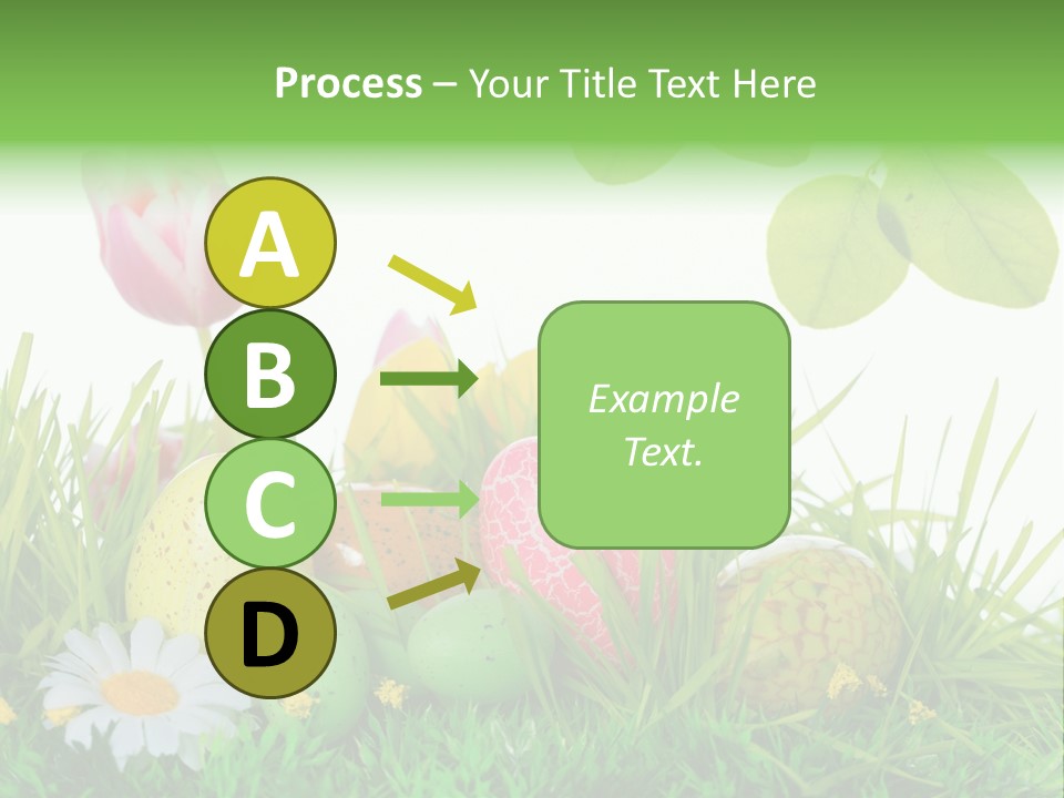 Drau Blumen Bunte PowerPoint Template