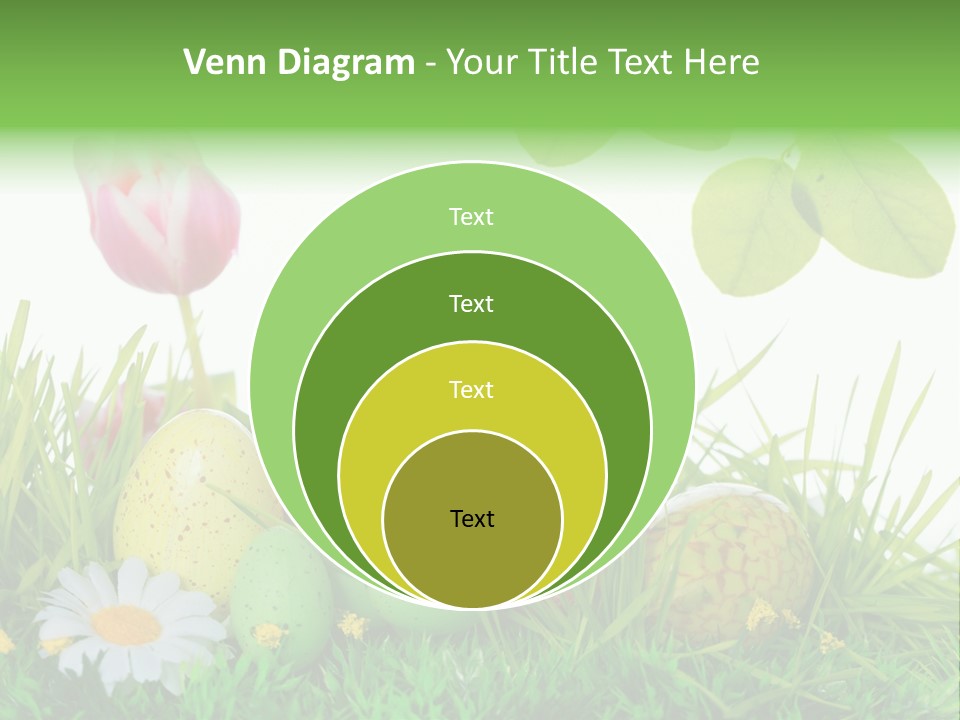 Drau Blumen Bunte PowerPoint Template