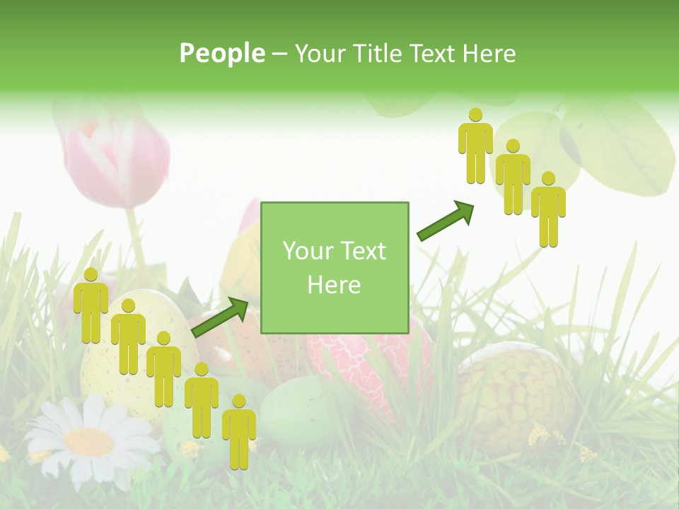 Drau Blumen Bunte PowerPoint Template