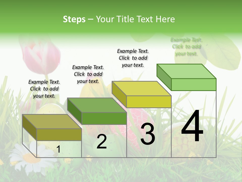 Drau Blumen Bunte PowerPoint Template