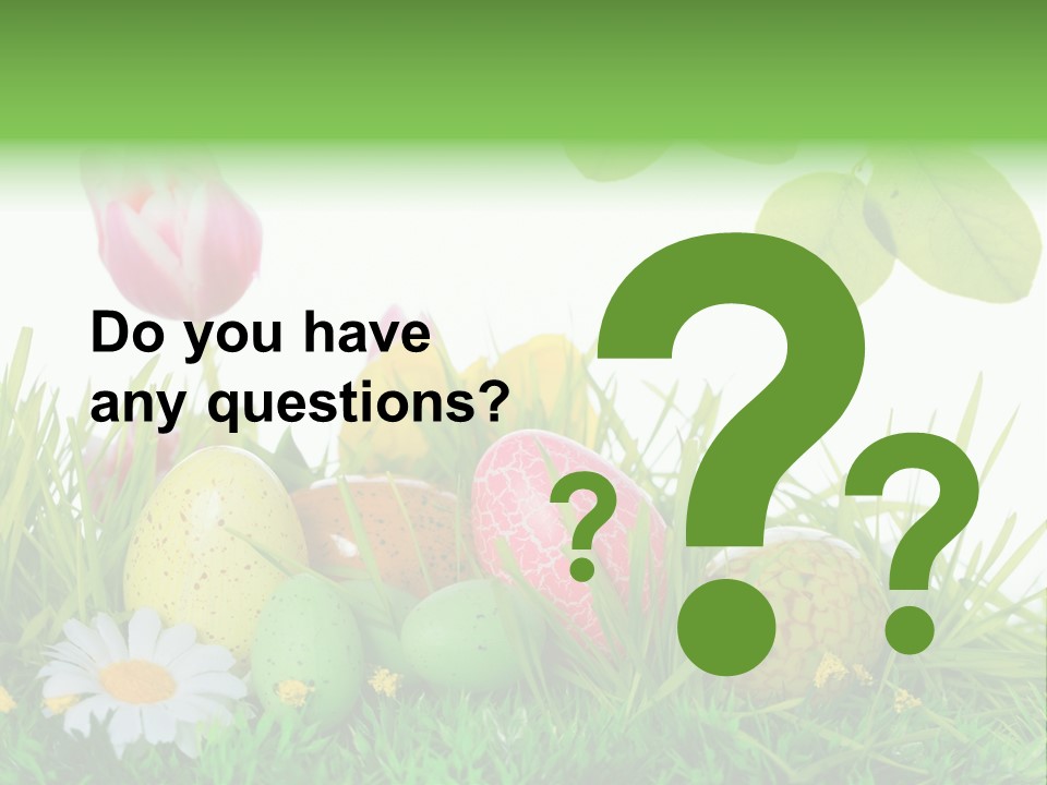 Drau Blumen Bunte PowerPoint Template