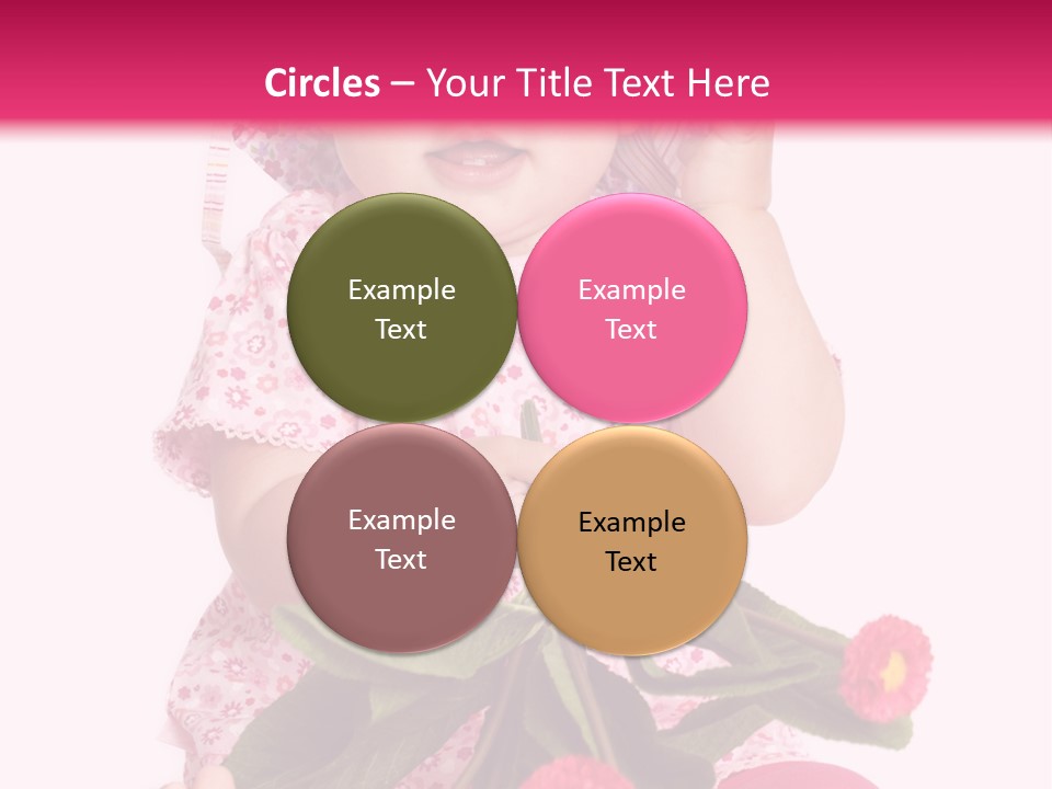 Newborn Freude Pink PowerPoint Template