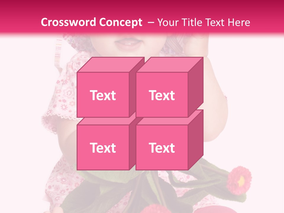 Newborn Freude Pink PowerPoint Template