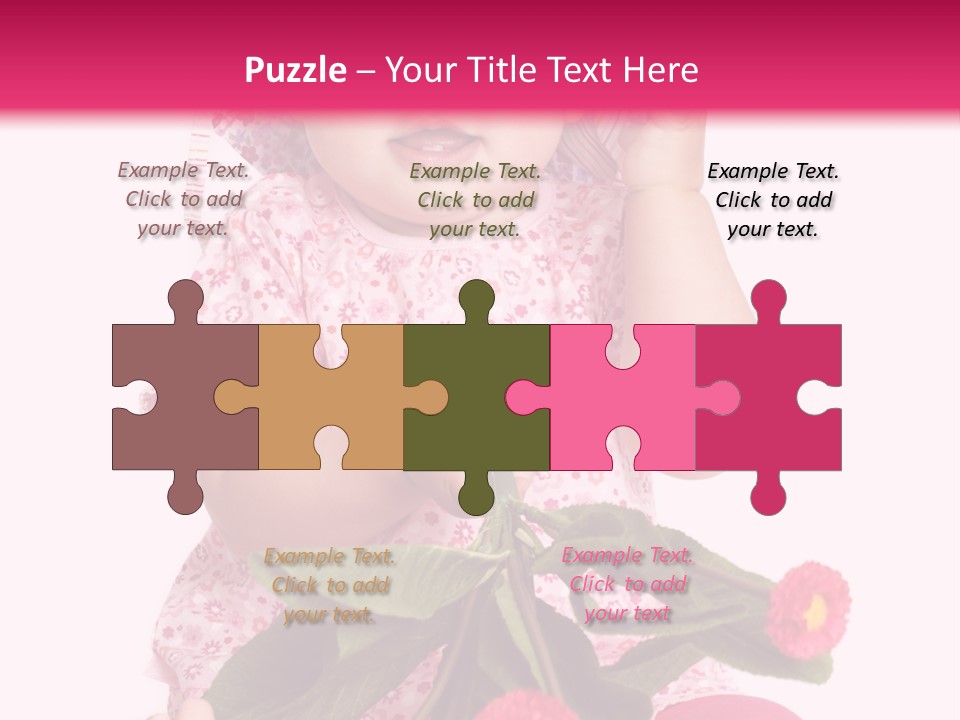 Newborn Freude Pink PowerPoint Template