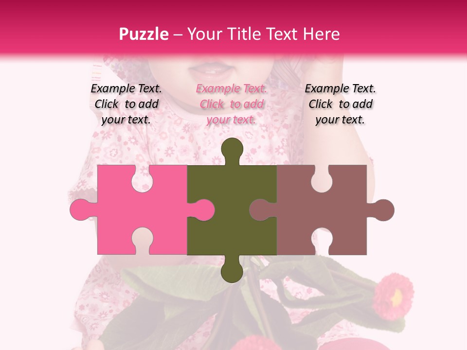 Newborn Freude Pink PowerPoint Template