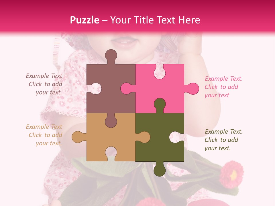 Newborn Freude Pink PowerPoint Template