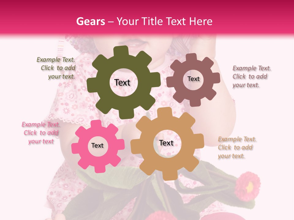 Newborn Freude Pink PowerPoint Template