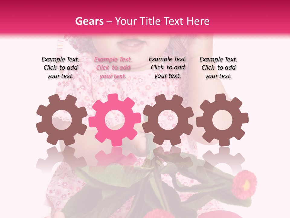 Newborn Freude Pink PowerPoint Template