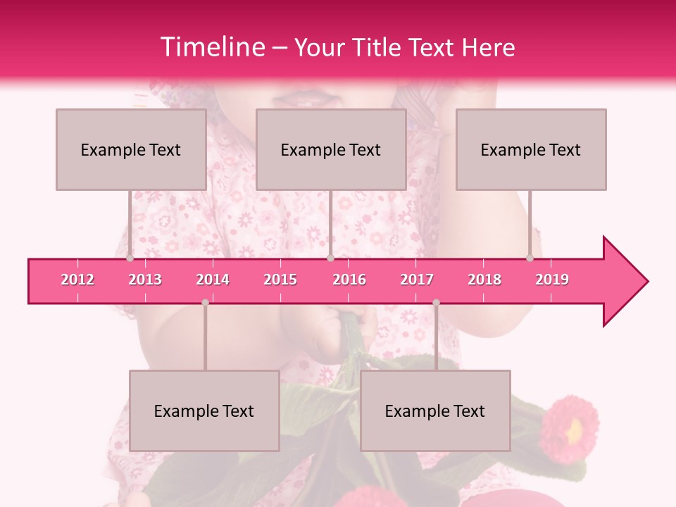 Newborn Freude Pink PowerPoint Template